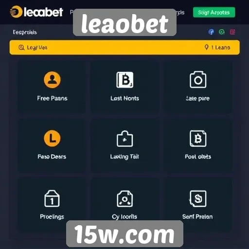 Análise das funcionalidades do site leaobet