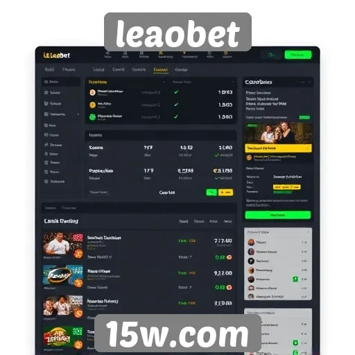 Análise da interface do usuário do site leaobet